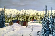 Winter Exploration Camp, Cottonbelt Plateau, British Columbia