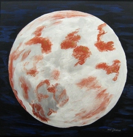 Is This Mars Or Just A Copper Silvery Moon?
