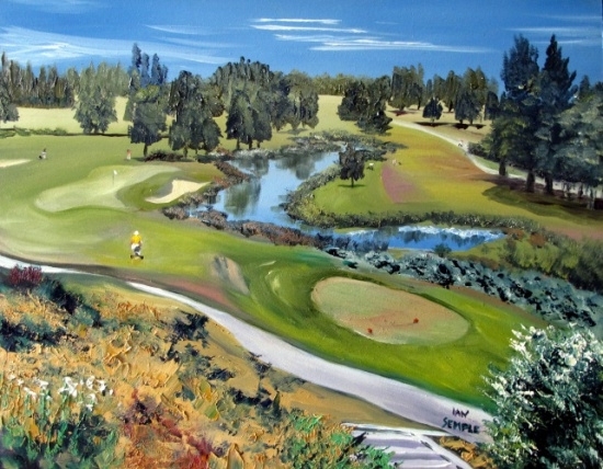 Back Tees View, 13th Hole, McCleery GC, Vancouver, BC