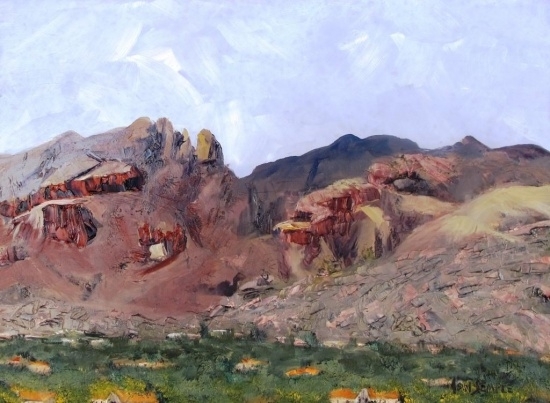 Red Rock Formations, Catalina Mts., Tucson, AZ